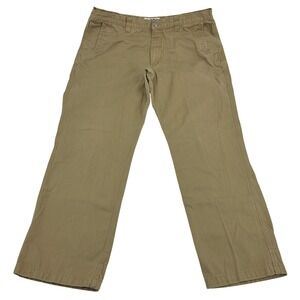 Mountain Khakis Original Mountain Pants Mens 42x34 Khaki Tan Rugged Cotton Twill